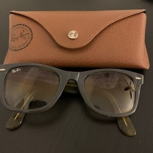 Gray and Hazel Tortoise Ray-Ban Wayfarer